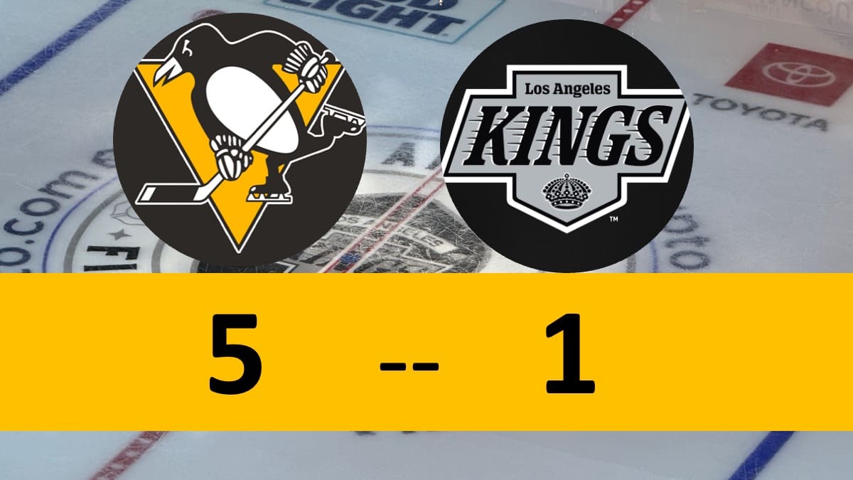 Pittsburgh Penguins Game 5-1 Win LA Kings