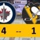Pittsburgh Penguins Game, Lose 4-1 Winnipeg Jets
