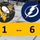 Pittsburgh Penguins Game Lose 6-1 Tampa Bay Lightning