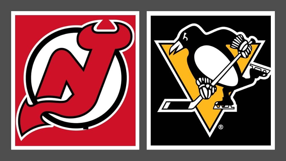 PENGUINS RALLY TO DEFEAT DEVILS, 6-3