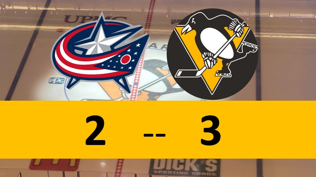 Pittsburgh Penguins Game Win 3-2 Columbus Blue Jackets