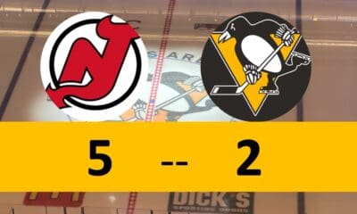 Pittsburgh Penguins Game, lose 5-2 New Jersey Devils