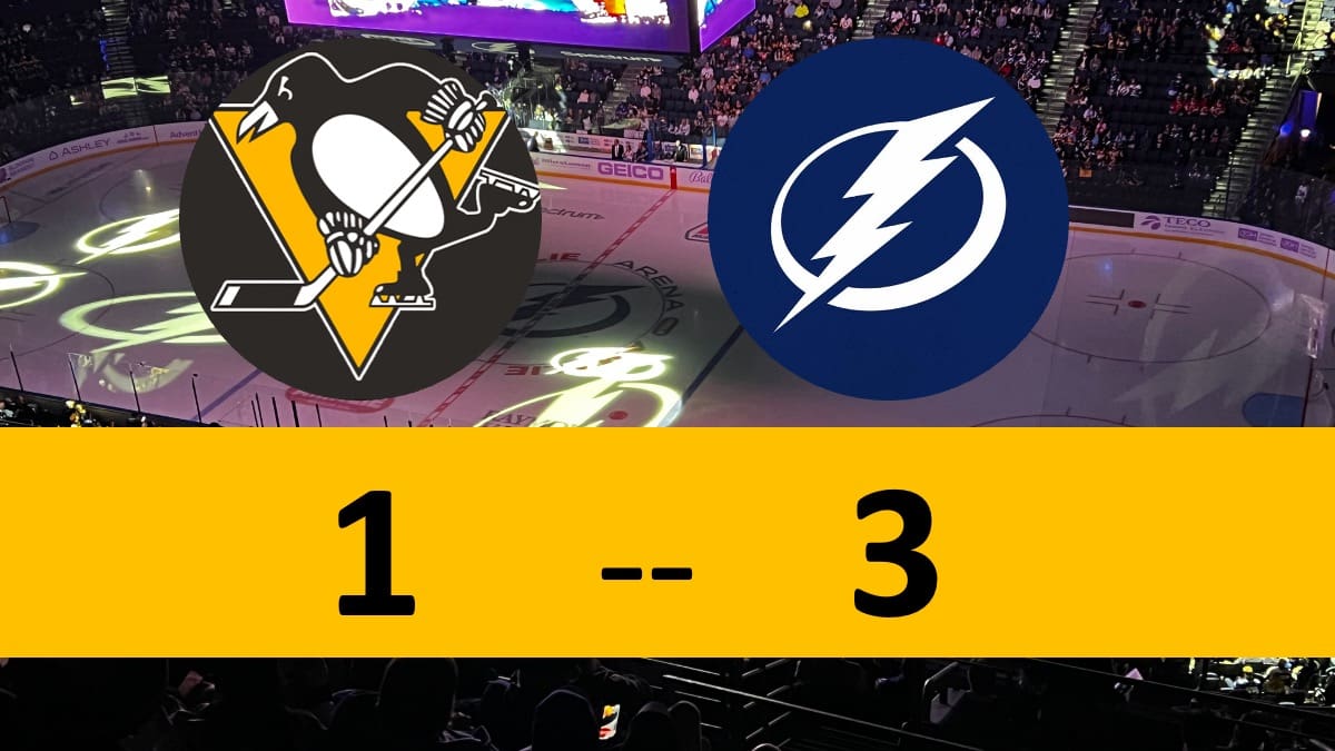 Pittsburgh Penguins Lose Tampa Bay 3-1