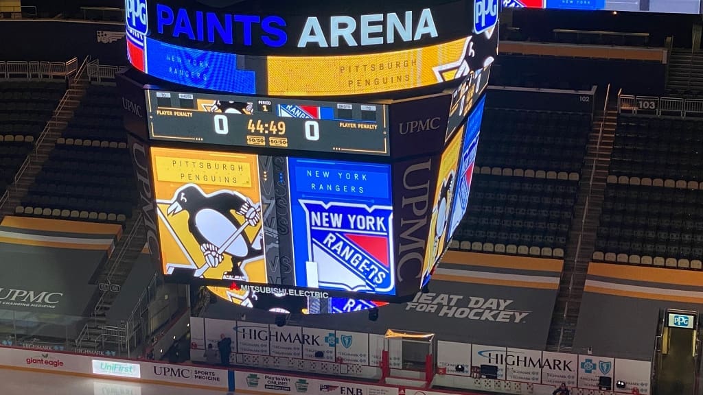 Pittsburgh Penguins game New York Rangers