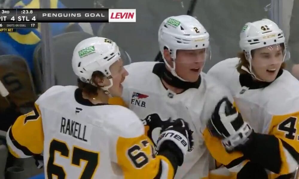 Pittsburgh Penguins, Rutger McGroarty with Rickard Rakell, Ville Koivunen