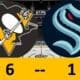 Pittsburgh Penguins game, Seattle Kraken, 6-1 win