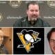 Pittsburgh Penguins assistant coaches: Todd Nelson (top), Nick Bonino left, Richard Clune right