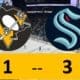 Pittsburgh Penguins game, loss to Seattle Kraken