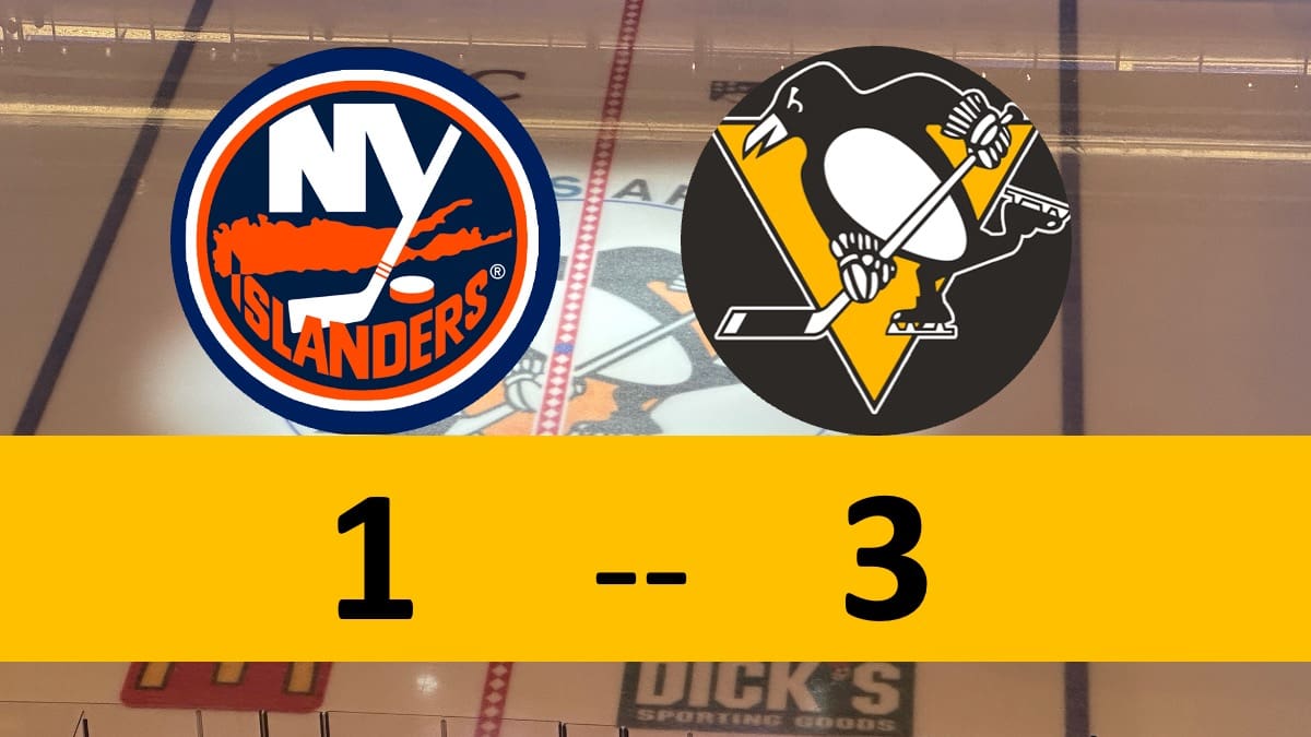 Pittsburgh Penguins game, 3-1 Win over New York Islanders