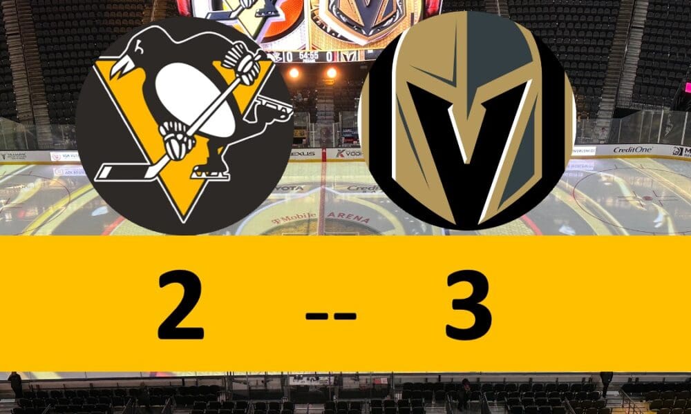 Pittsburgh Penguins game Lose 3-2 Vegas Golden Knights