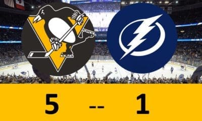 Pittsburgh Penguins game, Tampa Bay Lightning 5-1