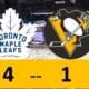 Pittsburgh Penguins game, Toronto Maple Leafs, 4-1