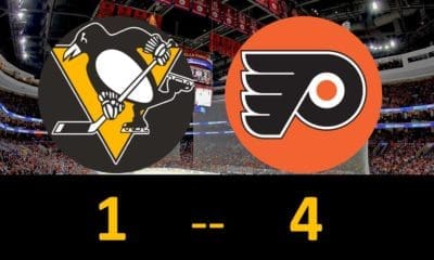 Pittsburgh Penguins game lose to Philadelphia Flyers 4-1