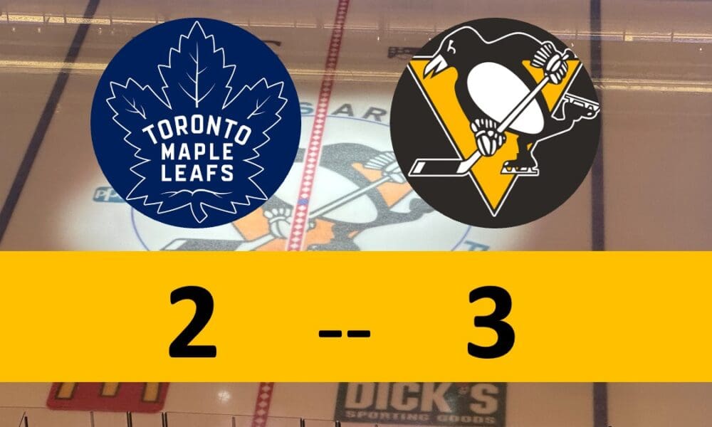 Penguins 3, Maple Leafs 2