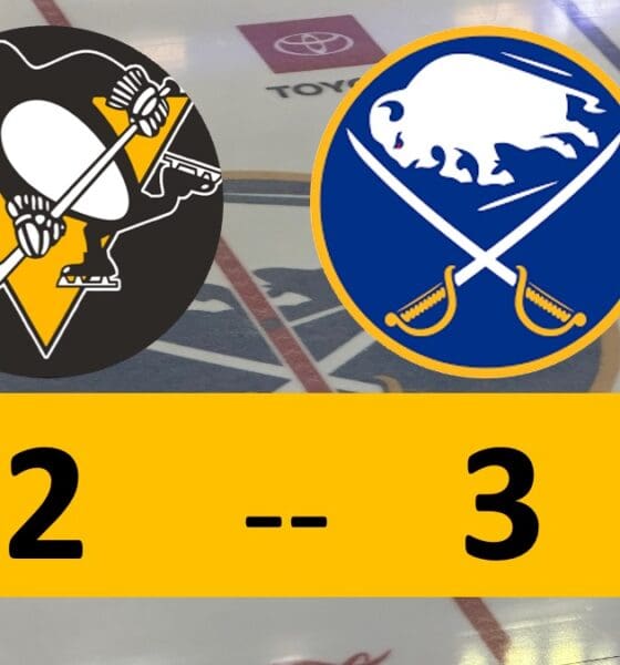Buffalo Sabres 3, Penguins 2