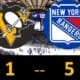 Pittsburgh Penguins lose New York Rangers 5-1