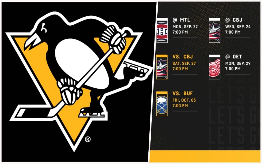 Pittsburgh Penguins pre-season schedule
