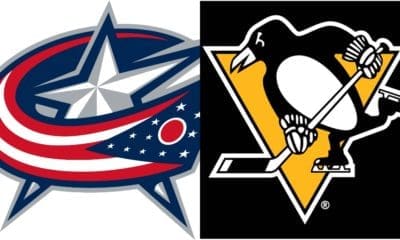 Pittsburgh Penguins game, Columbus Blue Jackets logo