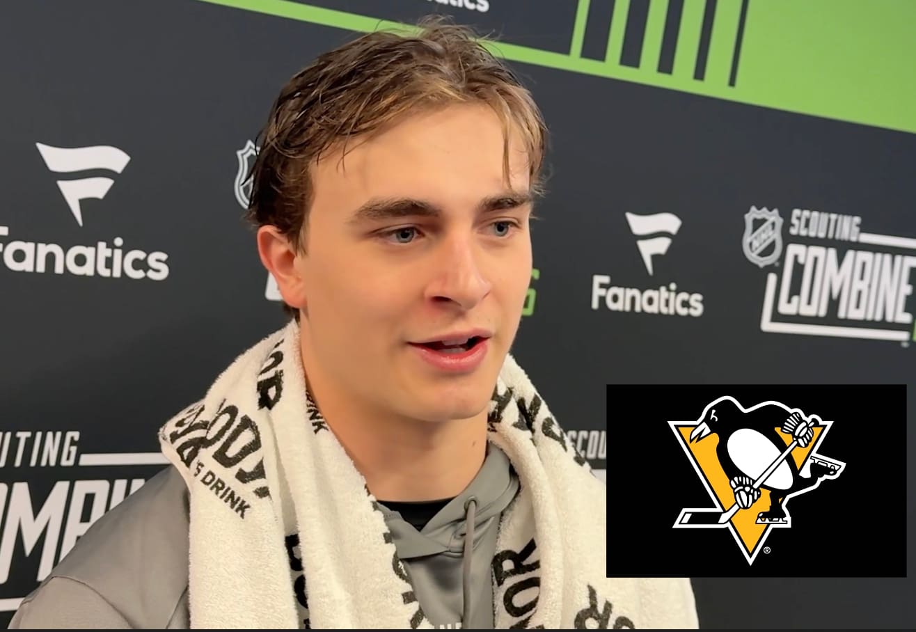 Porter Martone, NHL Draft Prospect. Pittsburgh Penguins