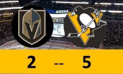 Pittsburgh Penguins game 5-2 over Vegas Golden Knights