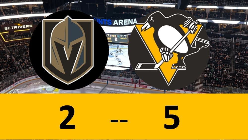 Pittsburgh Penguins game 5-2 over Vegas Golden Knights