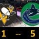 Pittsburgh Penguins game, Vancouver Canucks