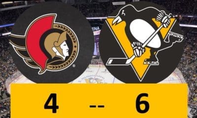 Pittsburgh Penguins game, beat Ottawa Senators 6-4
