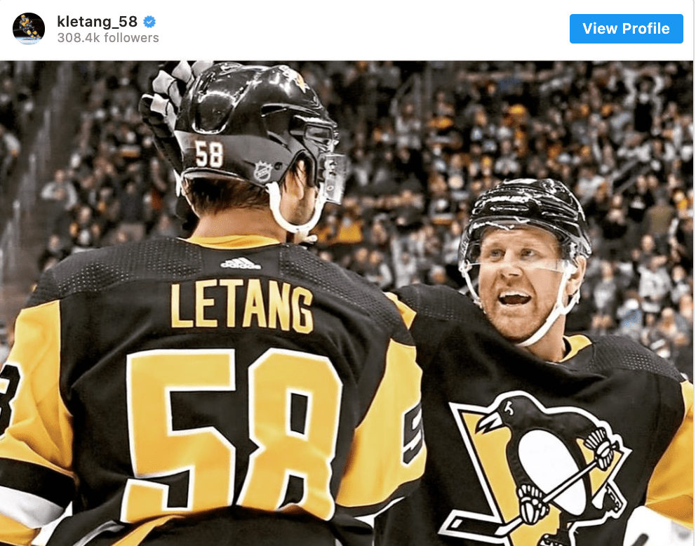 Pittsburgh Penguins Kris Letang, Patric Hornqvist