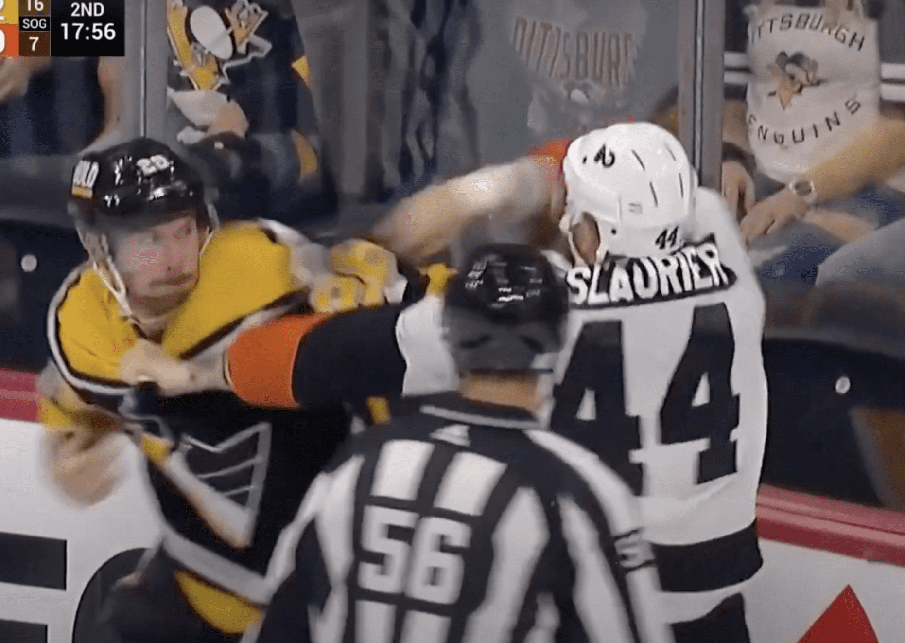 Hard to Articulate, the Marcus Pettersson Fight, Locker Room Reaction