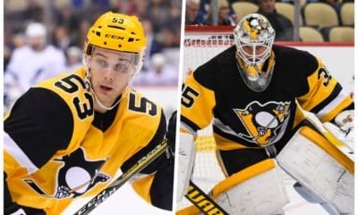 Pittsburgh Penguins Teddy Blueger, Tristan Jarry