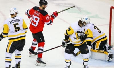 Pittsburgh Penguins New Jersey Devils Travis Zajac