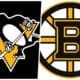 Pittsburgh Penguins vs. Boston Bruins logo