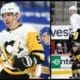 Pittsburgh Penguins Evan Rodrigues, Evgeni Malkin, Brandon Tanev