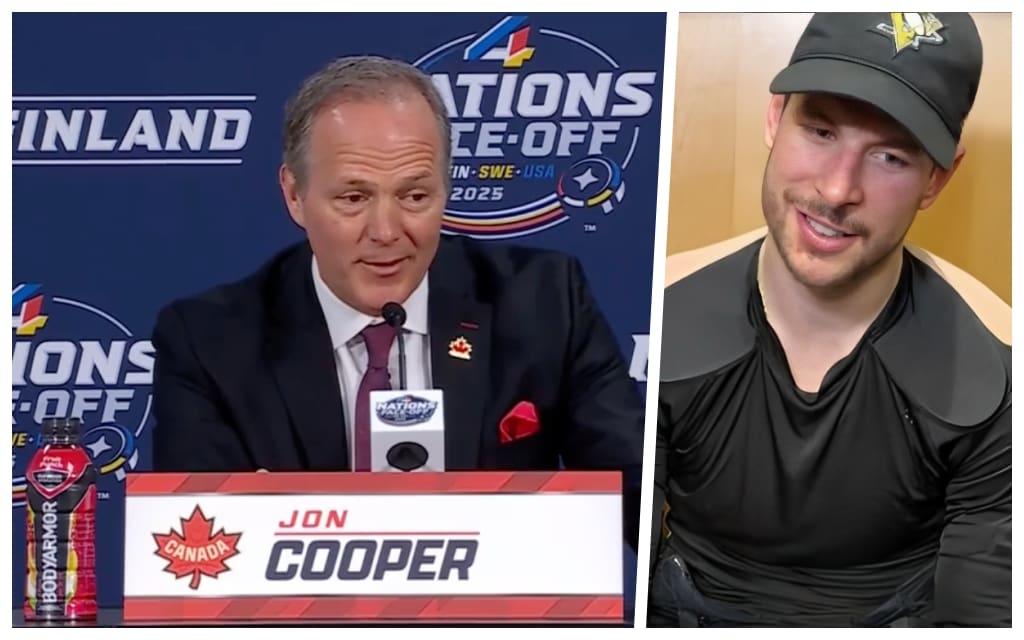 Team Canada Jon Cooper, Pittsburgh Penguins Sidney Crosby