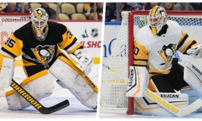 Pittsburgh Penguins Tristan Jarry (left) Matt Murray (right) Pittsburgh Penguins goalies
