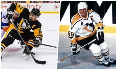 Pittsburgh Penguins All-Time Team Sidney Crosby and Mario Lemieux