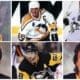 Pittsburgh Penguins Mario Lemieux, Jaromir Jagr, Kris Letang, Marc-Andre Fleury and Paul Coffey