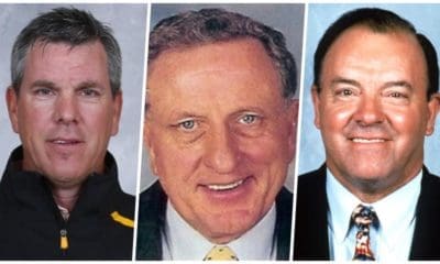 Pittsburgh Penguins coach Mike Sullivan, Bob Johnson, Scotty Bowman