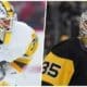 Pittsburgh Penguins goalies Matt Murray and Tristan Jarry