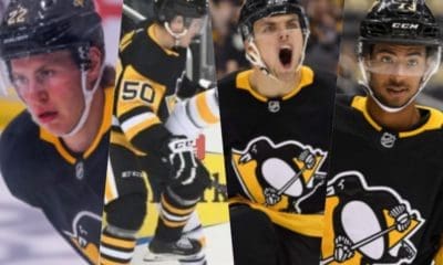 Pittsburgh Penguins Sam Poulin, Juuso Riikola, Nathan Legare, P-O Joseph