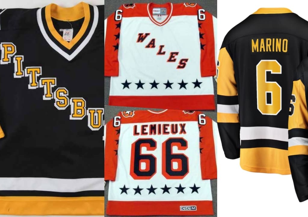 1990 Mario Lemieux NHL All-Star Game Worn Jersey