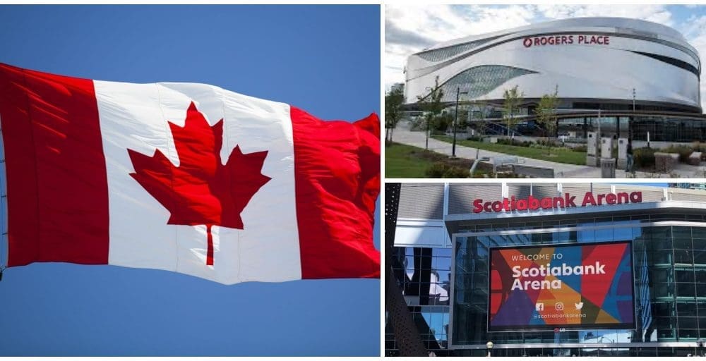 NHL trade, Canada, Canadian Flag