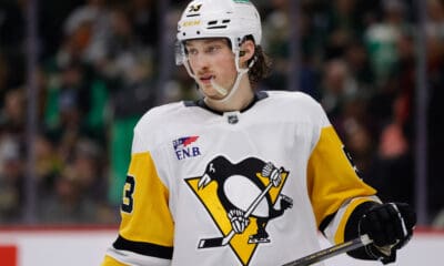 Pittsburgh Penguins, Penguins trade, NHL free agency. Philip Tomasino shown.