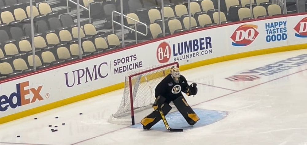 Pittsburgh Penguins goaltender Tristan Jarry