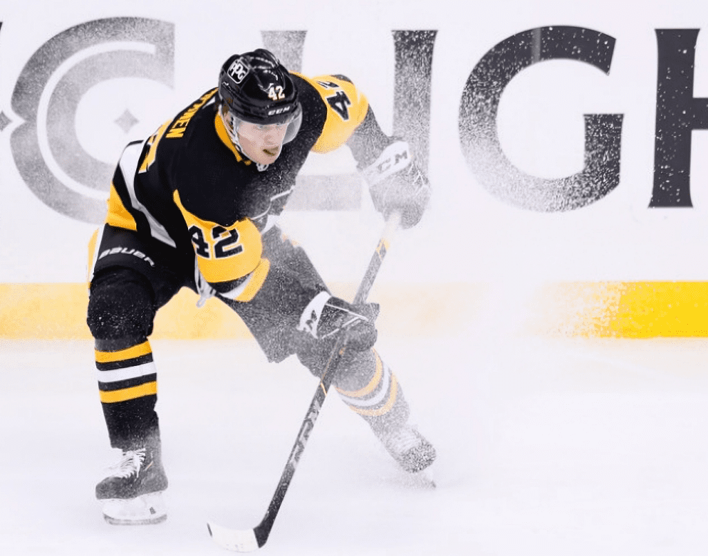 Kasperi Kapanen Pittsburgh Penguins 10.5 x 13 Sublimated Player Plaque