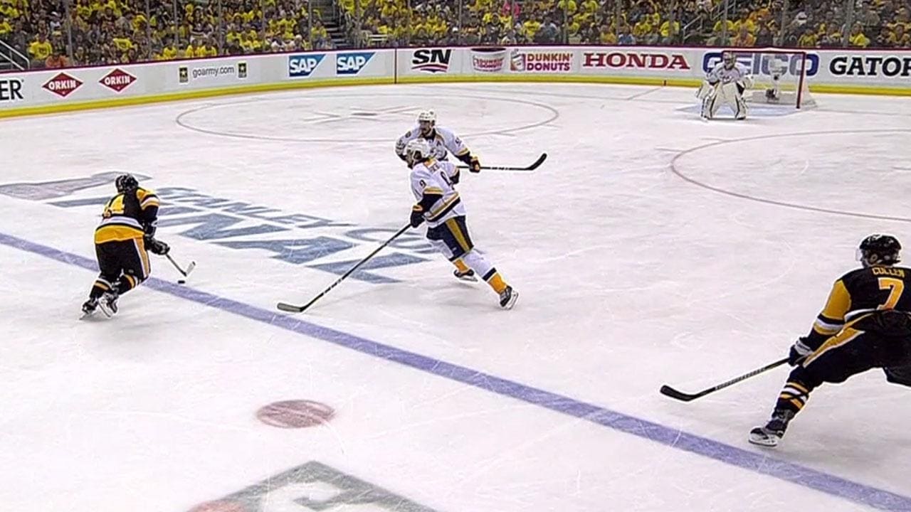 Pittsburgh Penguins, NHL off-side rule change