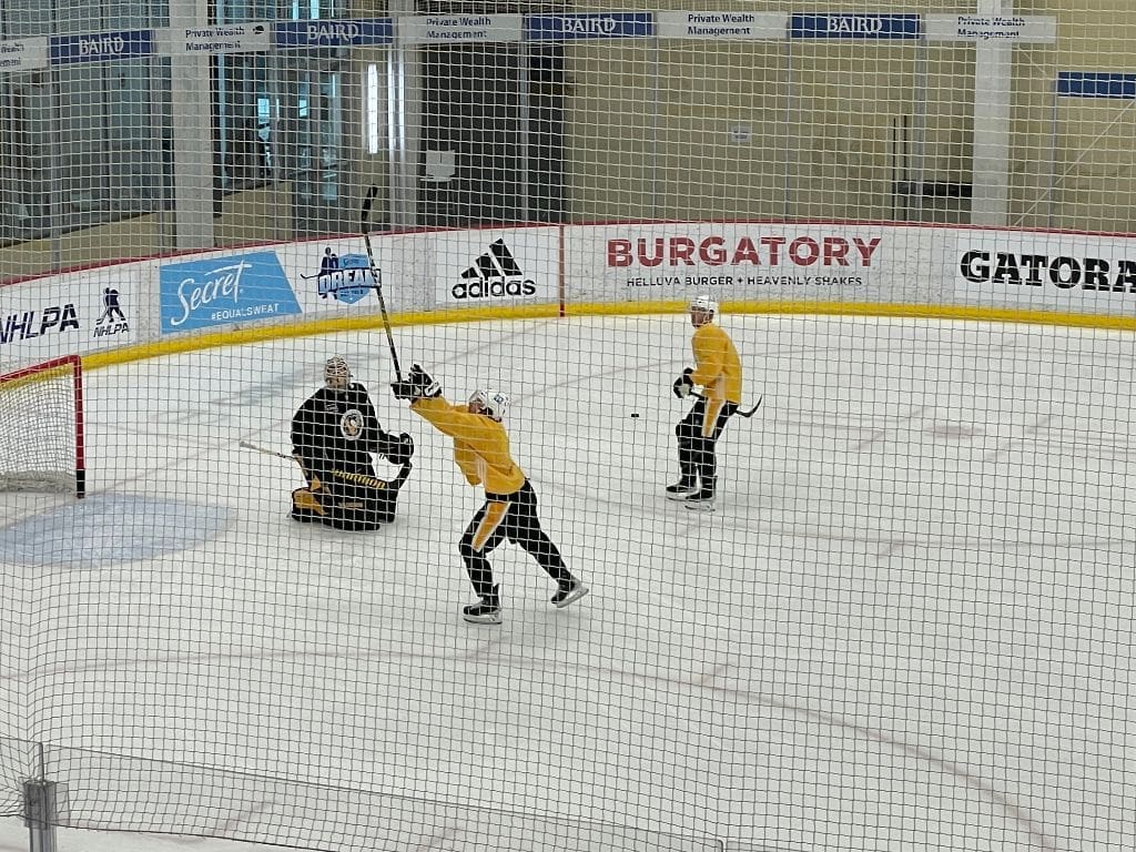 Pittsburgh Penguins practice