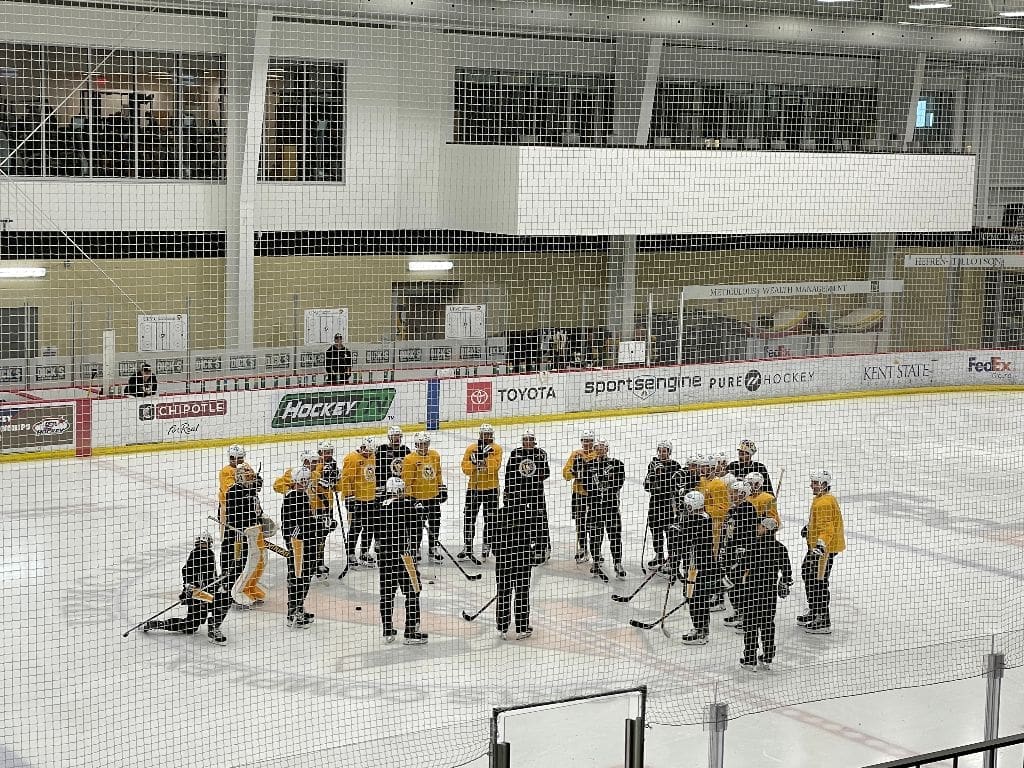 Pittsburgh Penguins practice
